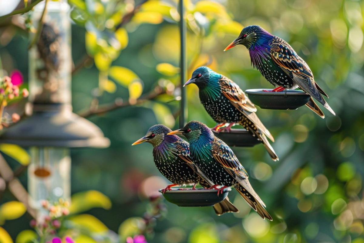 Comment attirer et observer les étourneaux dans le jardin : astuces et conseils pratiques