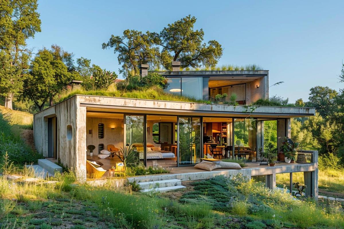 Maison enterrée écologique : une solution durable et innovante pour un habitat respectueux de l'environnement