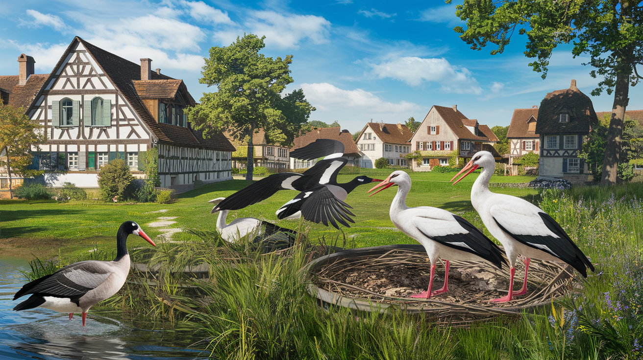 Découvrez comment la lutte contre les ouettes d'Égypte en alsace menace l'habitat des majestueuses cigognes.