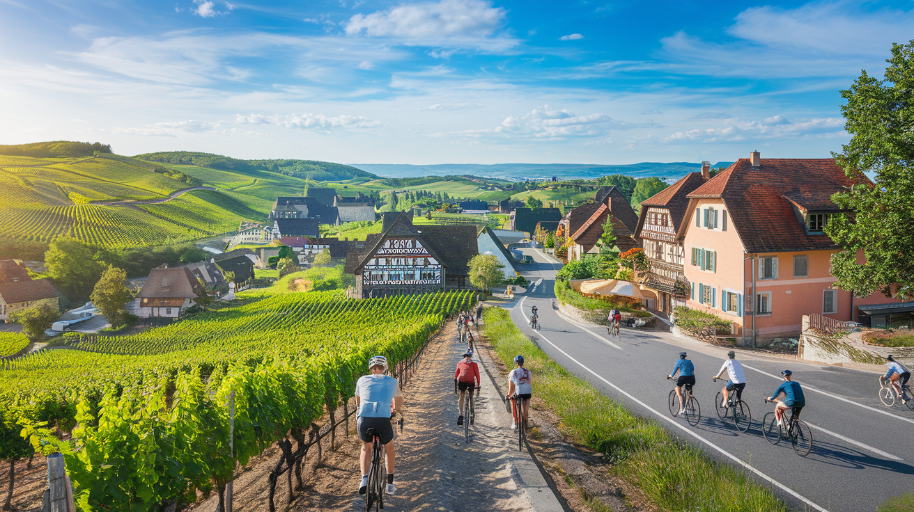 découvrez l'alsace, un véritable paradis pour les amateurs de tourisme à vélo. avec ses paysages à couper le souffle et un réseau d'itinéraires adapté, cette région attire chaque année deux millions de cyclistes. partez à l'aventure et explorez ses charmants villages, vignobles et routes panoramiques.