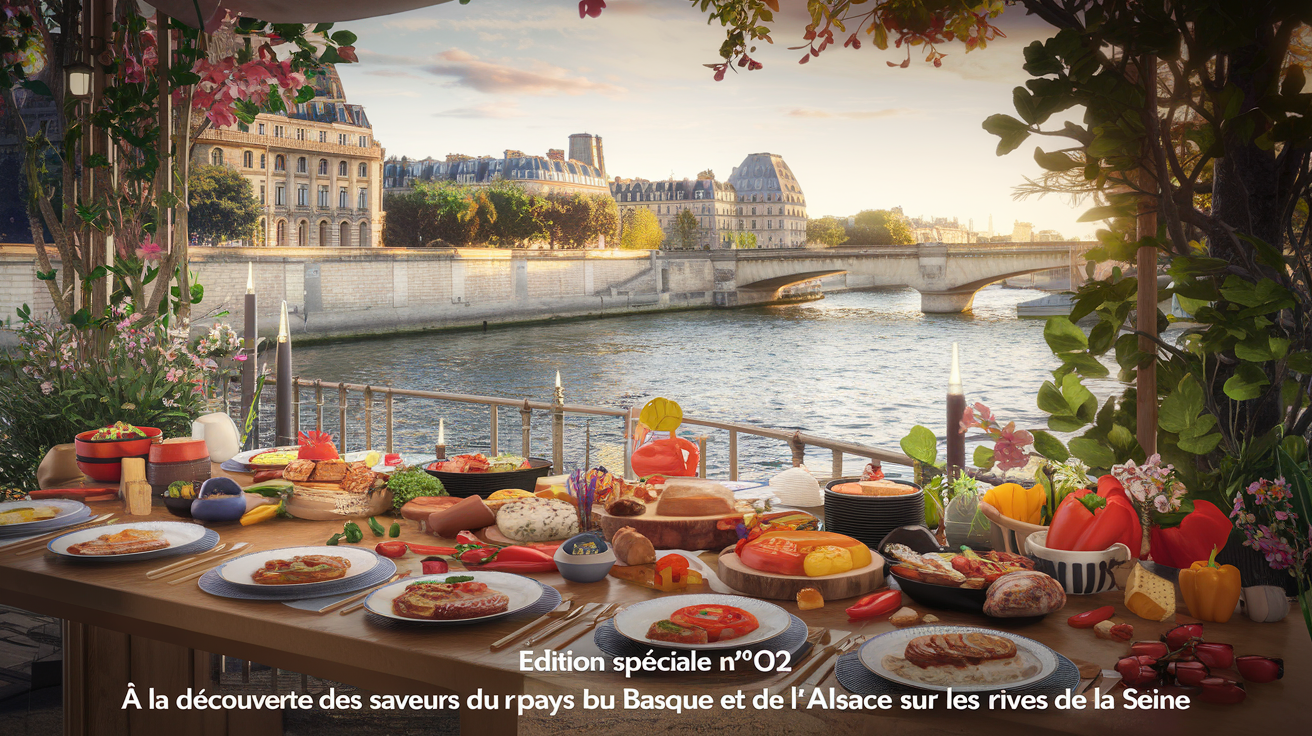 plongez dans l'édition spéciale n°102 où nous explorons les délices gastronomiques du pays basque et de l'alsace, tout en naviguant sur les rives historiques de la seine. découvrez des recettes traditionnelles, des produits locaux et les histoires qui se cachent derrière ces saveurs uniques.