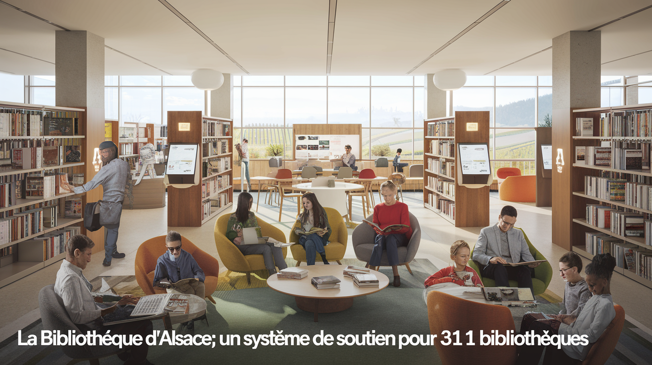 découvrez la bibliothèque d'alsace, un réseau dynamique qui soutient 311 bibliothèques à travers la région. explorez les ressources, services et initiatives qui enrichissent la culture locale et favorisent l'accès à la connaissance pour tous.