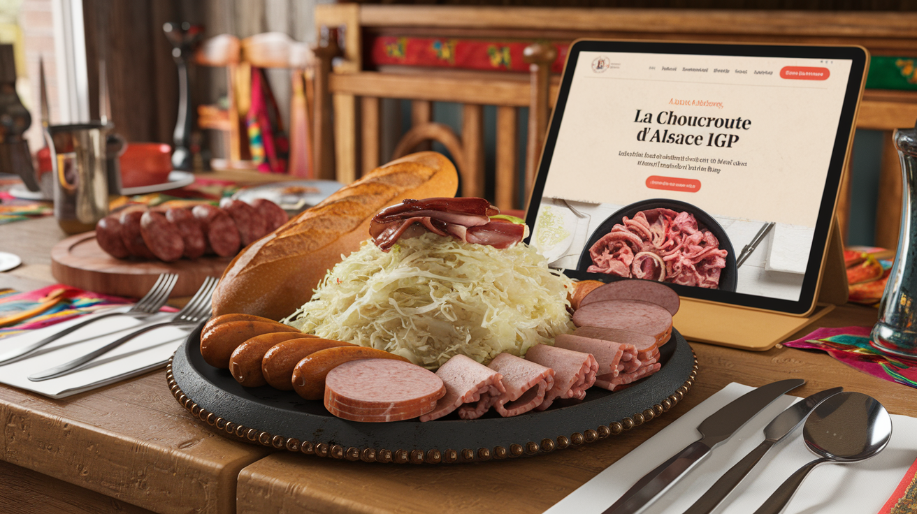 découvrez la choucroute d'alsace igp sur son tout nouveau site internet ! plongez dans l'univers de ce plat emblématique, ses recettes authentiques et son savoir-faire traditionnel. ne manquez pas cette opportunité de savourer l'alsace à portée de clic.