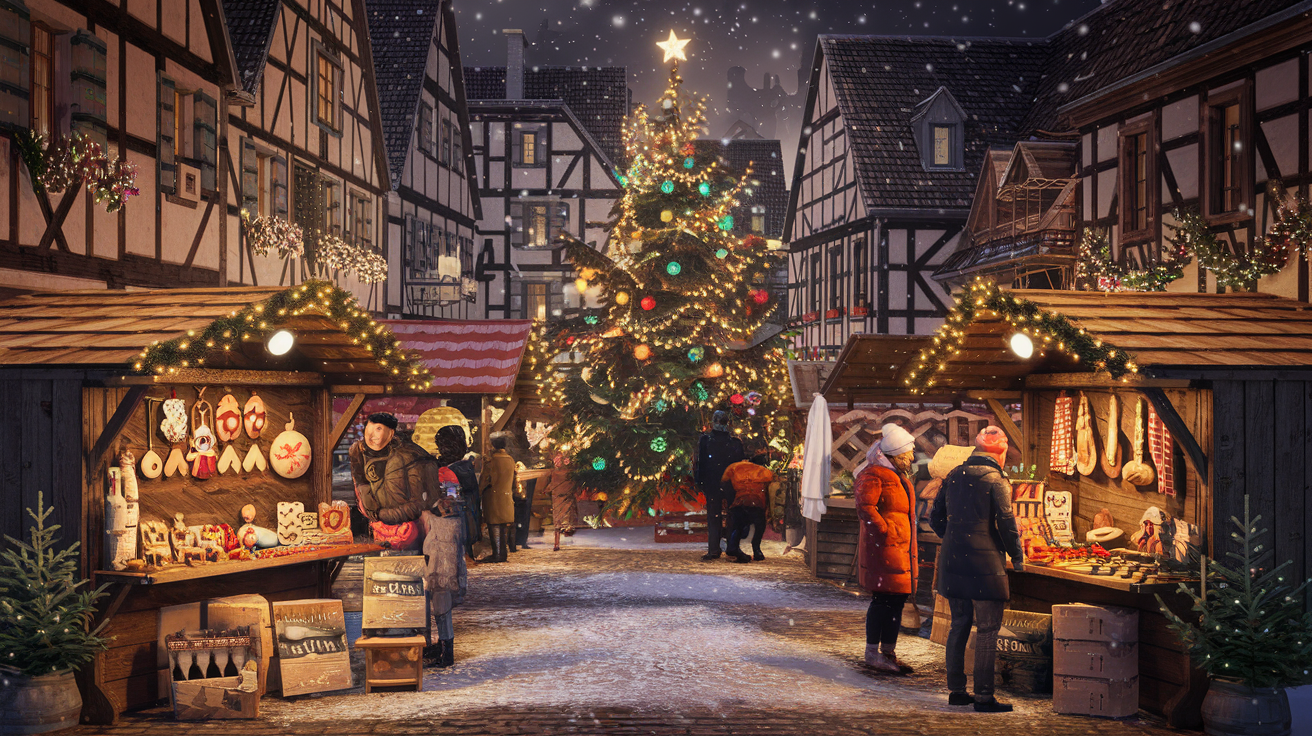 découvrez la magie des marchés de noël en alsace ! plongez dans un univers féérique avec des illuminations scintillantes, artisanat local et délicieuses spécialités. partagez des moments inoubliables en famille et entre amis au cœur de cette région festive.