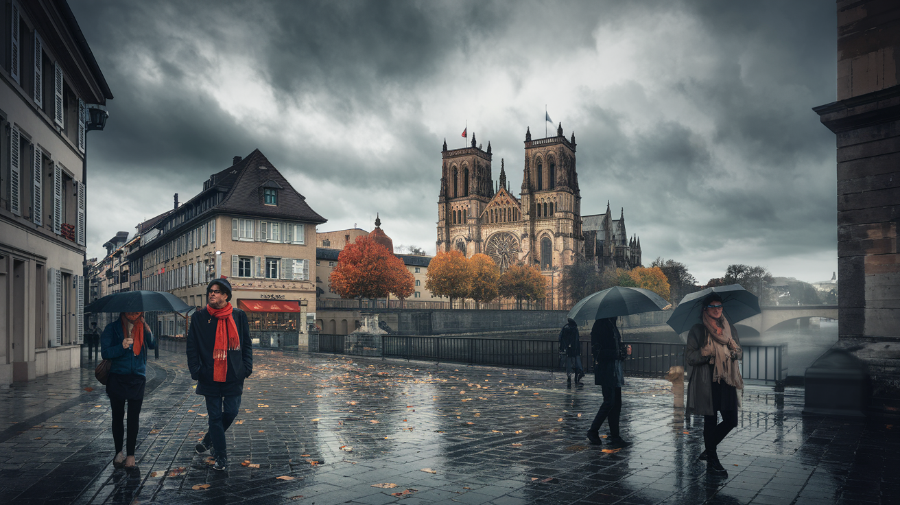 découvrez les prévisions météo pour l'alsace ce vendredi, marqué par un ciel nuageux et des températures atteignant 9°c à strasbourg. préparez-vous à un temps frais avec des conseils pour profiter de votre journée malgré les nuages.