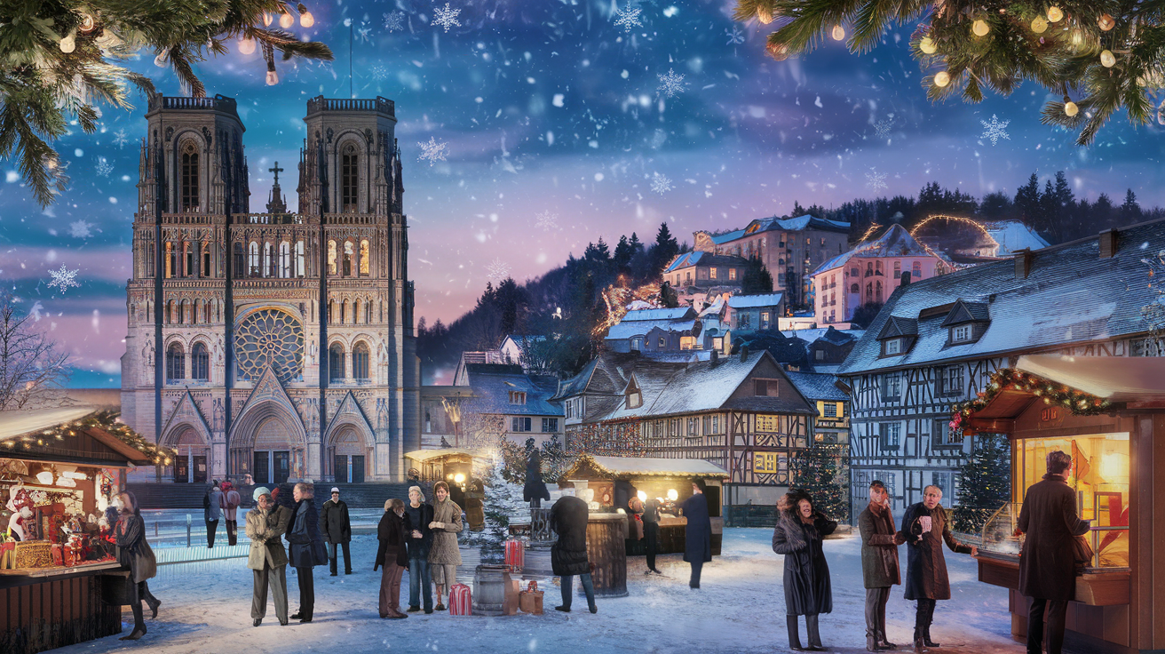 plongez dans un voyage enchanté au cœur de l'alsace et découvrez la magie de noël. de strasbourg, illuminée par ses marchés festifs, à kaysersberg, charmant village où chaque ruelle respire la féérie, vivez des moments inoubliables au fil des traditions et des saveurs alsaciennes.