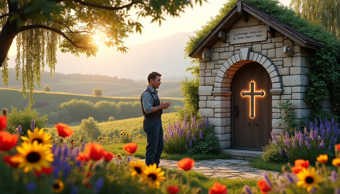 découvrez l'histoire inspirante d'un homme en rémission d'un cancer qui, porté par sa foi, réalise son rêve alléchant : élever une chapelle dans son jardin en alsace. un témoignage émouvant sur le courage et l'espoir, où 'la vierge' reste un symbole d'accompagnement et de rédemption.