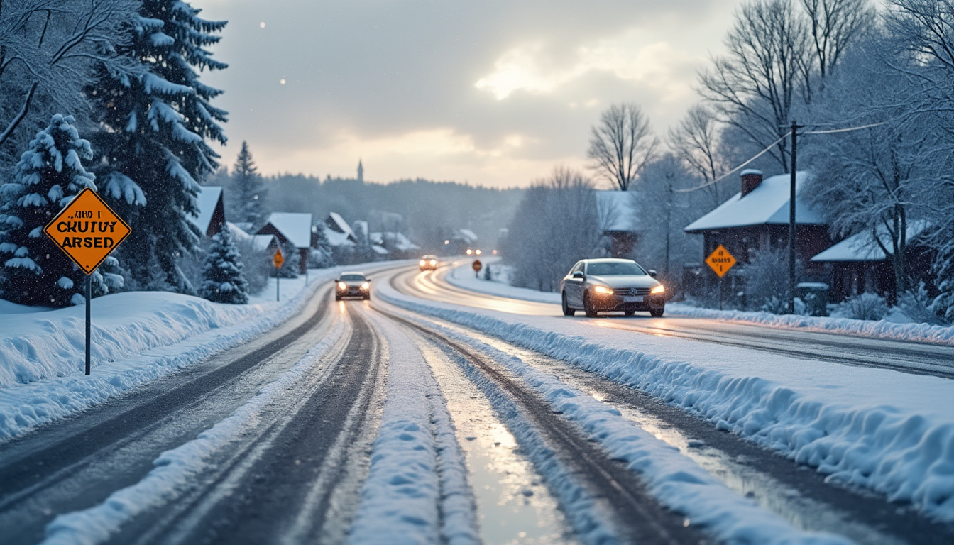 ce matin, la circulation est particulièrement difficile en raison de la neige et du verglas. il est essentiel de rester prudent sur les routes pour assurer votre sécurité et celle des autres. suivez nos conseils pour une conduite en toute sécurité dans ces conditions hivernales.
