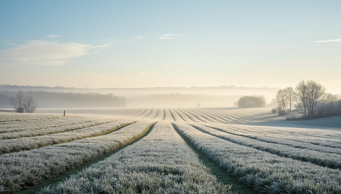 découvrez les prévisions météo pour le centre-alsace : un temps calme avec des températures fraîches et des gelées matinales à prévoir.