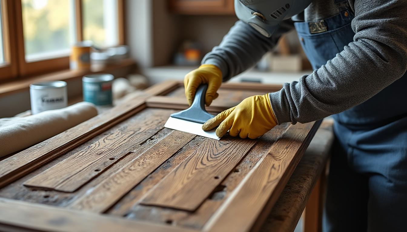 découvrez des méthodes efficaces et sûres pour retirer la peinture sur bois sans abîmer la surface, avec des conseils pratiques pour préserver la qualité de votre bois.
