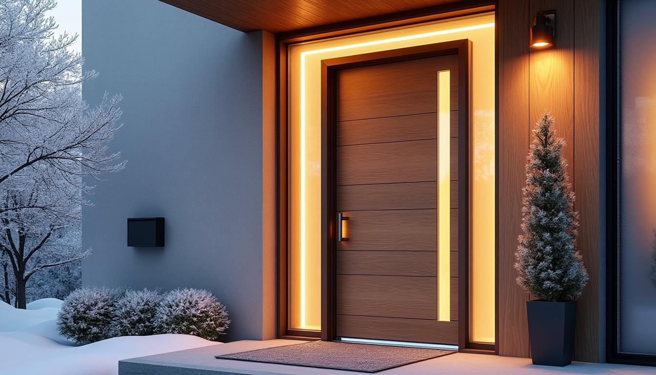 découvrez notre porte d’entrée isolante qui réduit jusqu’à 20% vos pertes de chaleur, améliorez le confort de votre maison et réalisez des économies d’énergie dès aujourd’hui.