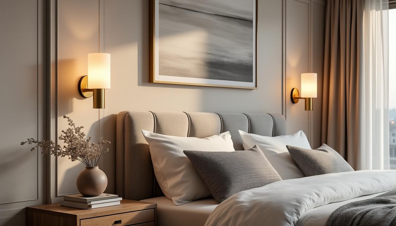 découvrez notre sélection d'appliques murales élégantes pour sublimer votre chambre avec style et douceur. illuminez votre intérieur avec raffinement et créez une ambiance chaleureuse.