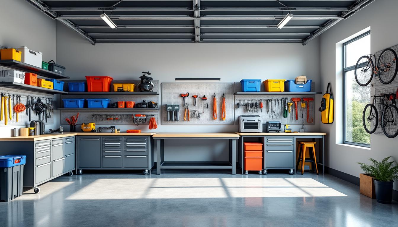 découvrez 25 conseils ingénieux pour optimiser l'espace de votre garage et gagner en organisation et fonctionnalité. transformez votre garage en un espace pratique et bien rangé.