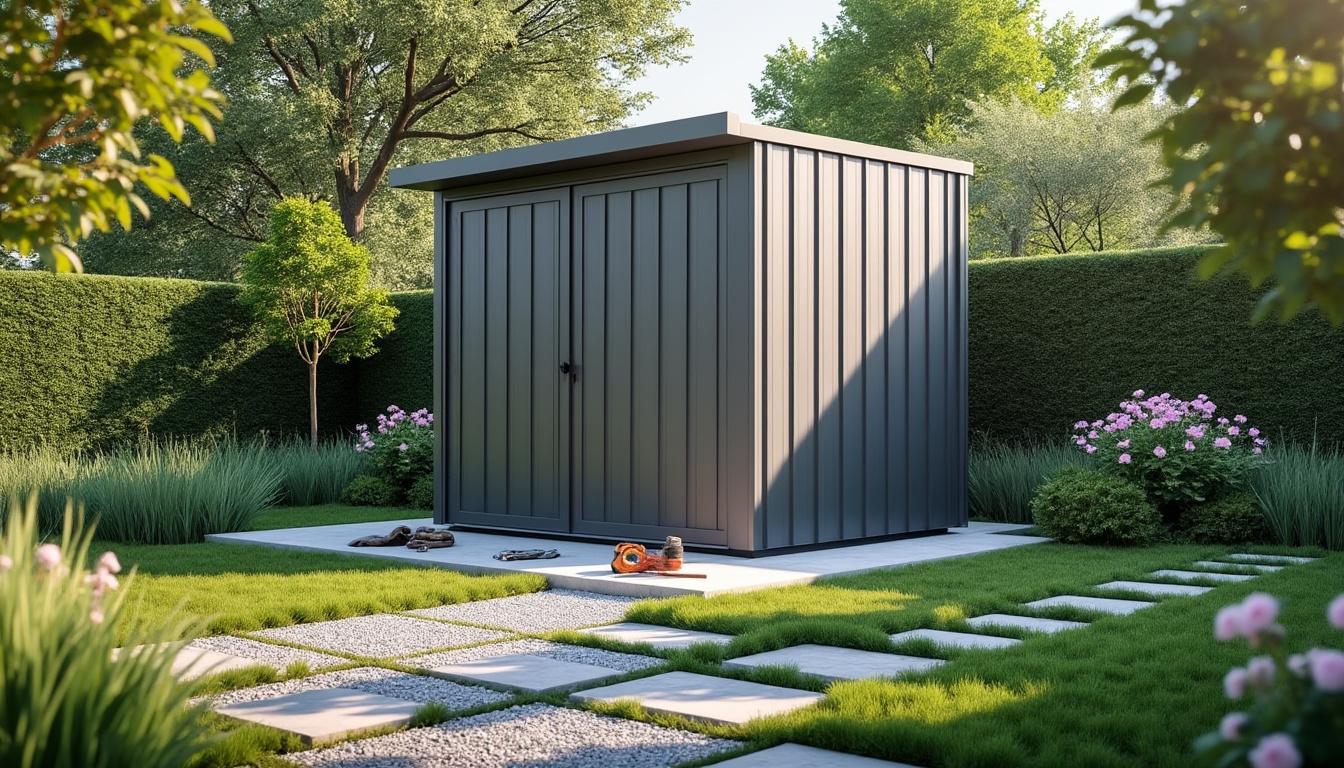 découvrez les meilleures solutions pour poser un abri de jardin en métal en fonction de votre type de terrain, afin d'assurer stabilité et durabilité à votre installation.