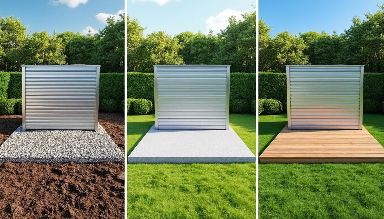 découvrez les meilleures solutions pour installer un abri de jardin en métal selon votre type de terrain et assurer une base solide et durable.