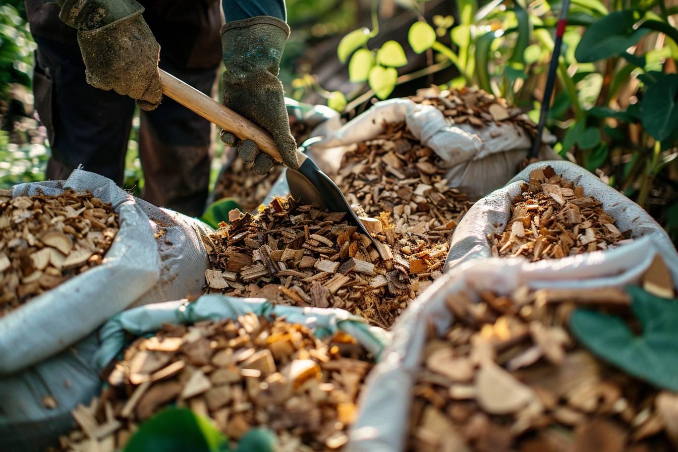 copeaux de bois en big bag