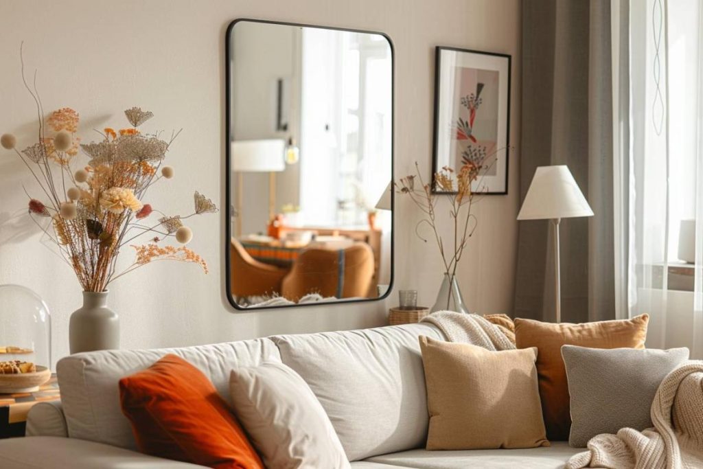 Miroir salon moderne : idées et inspirations pour une décoration élégante et contemporaine