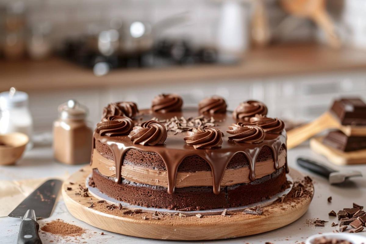 Comment réaliser une décoration de gâteau au chocolat simple et rapide : astuces et techniques