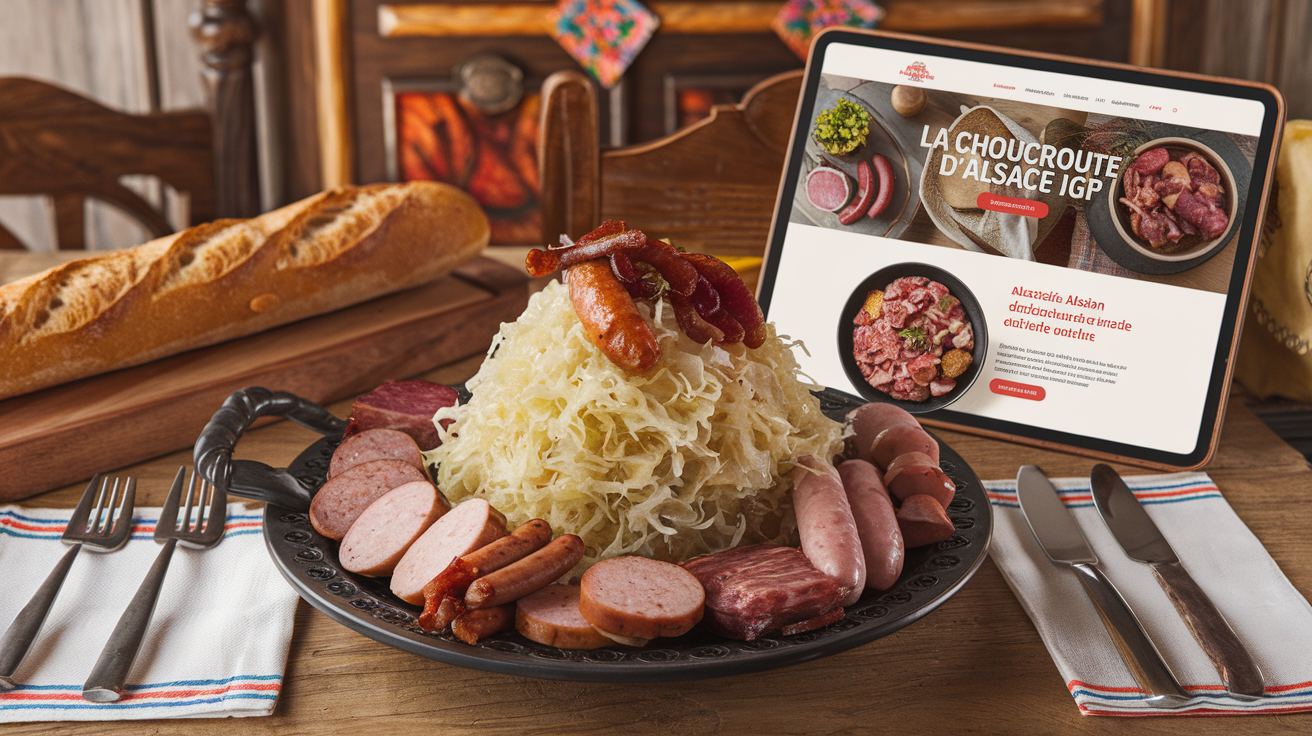 découvrez l'authenticité de la choucroute d'alsace igp sur notre nouveau site internet. explorez ses traditions, recettes et produits phares pour savourer ce délice culinaire emblématique de la région. plongez dans l'univers de la choucroute alsacienne et faites le plein d'inspiration pour vos repas!