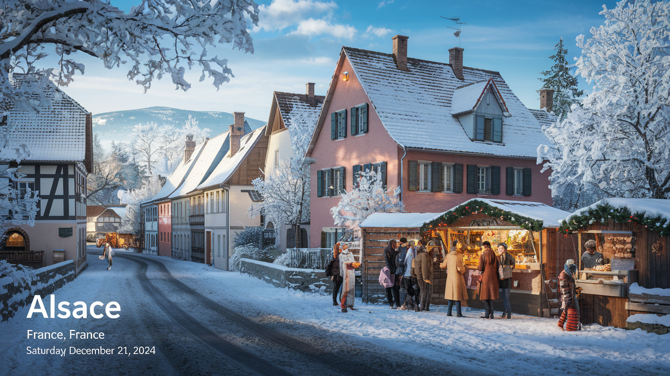 rejoignez-nous le samedi 21 décembre 2024 pour une exploration inoubliable des magnifiques routes de l'alsace. découvrez des paysages enchanteurs, des villages pittoresques et la richesse culturelle de cette région unique en son genre.