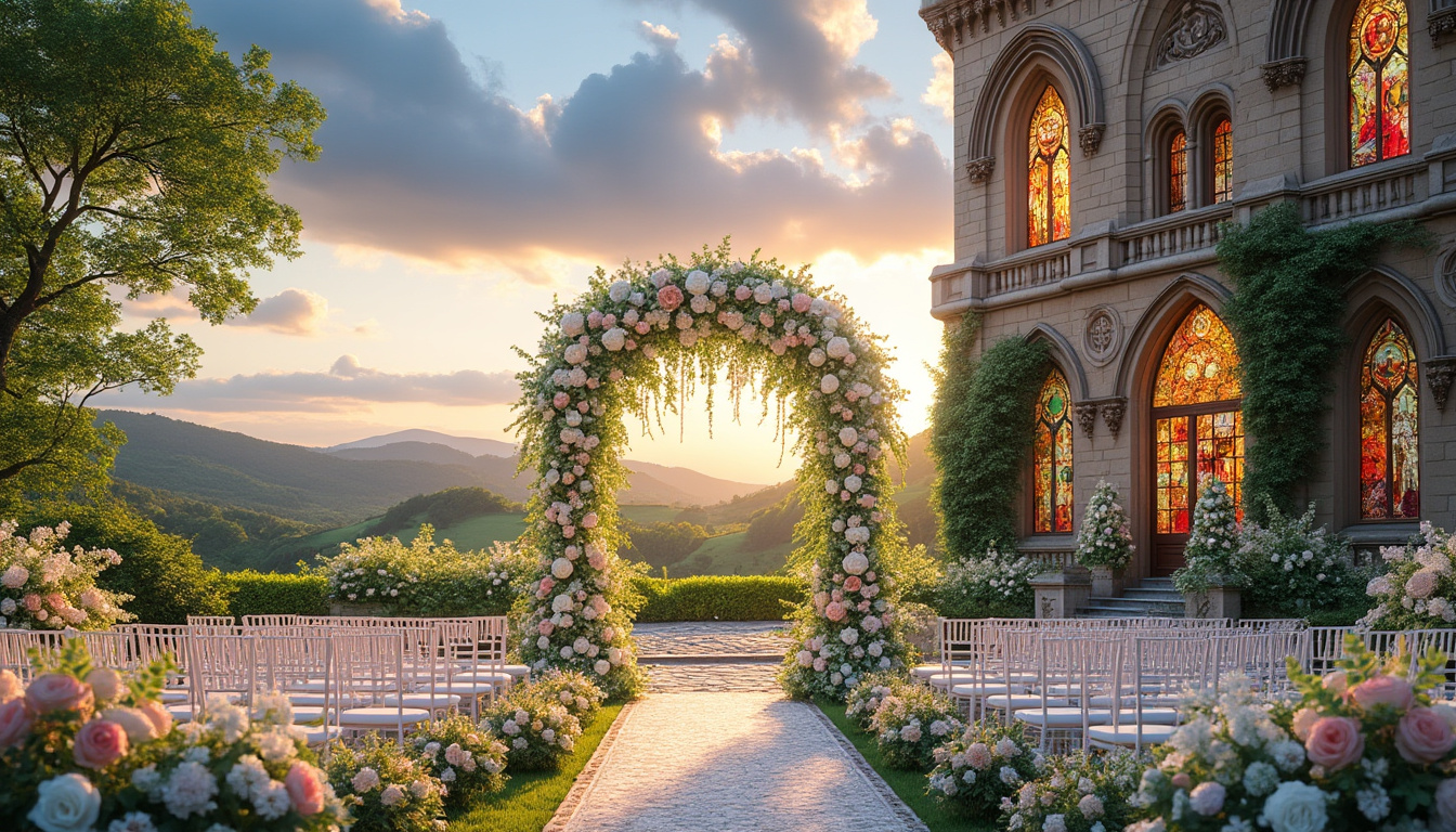 explorez les lieux enchanteurs d'alsace pour réaliser le mariage de vos rêves. ce diaporama vous transporte dans des châteaux féériques, idéaux pour un jour inoubliable. plongez dans l'univers romantique de l'alsace et laissez-vous inspirer par des décors magiques.
