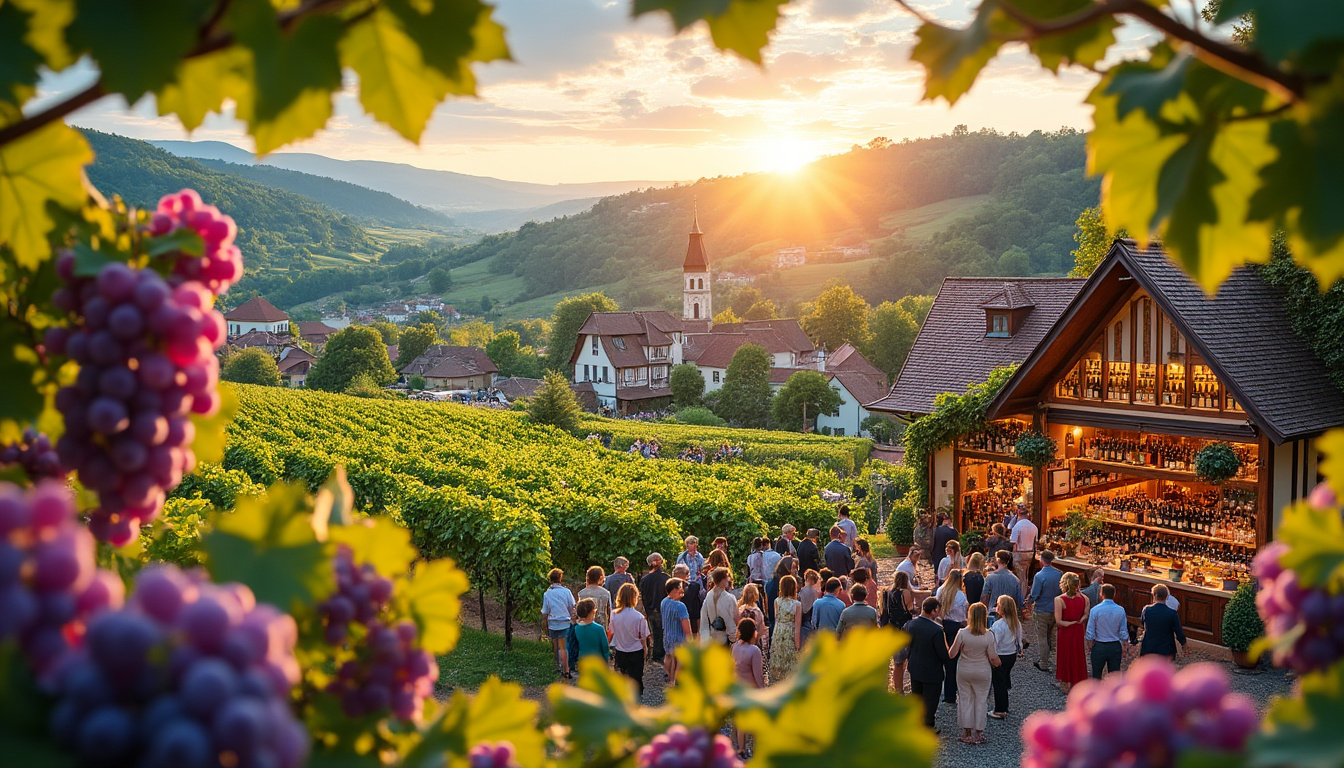 LAlsace en fete huit nouvelles pepites vinicoles a explorer au festival de Colmar 1 découvrez les trésors vinicoles d'alsace lors du festival de colmar ! plongez dans l'univers des huit nouvelles pépites à explorer, entre dégustations, rencontres avec des vignerons passionnés et ambiance festive. ne manquez pas cet événement incontournable pour les amateurs de vin et de culture alsacienne !
