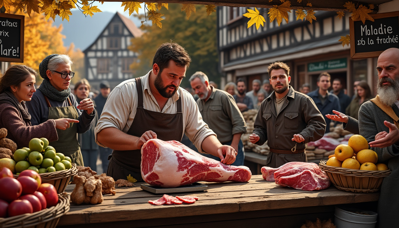 découvrez comment la fièvre catarrhale en alsace impacte le marché de la viande, entraînant une hausse spectaculaire des prix du gigot. analyse des causes et conséquences sur les consommateurs et producteurs.
