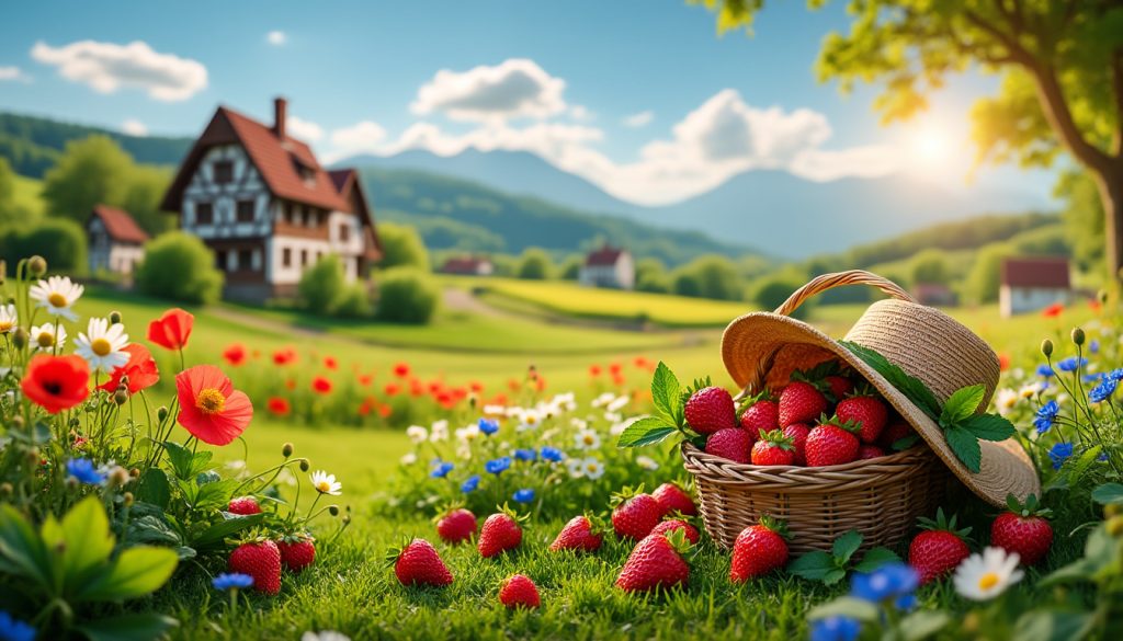découvrez le lancement tant attendu de la saison des fraises d'alsace ! savourez des délices sucrés et juteux cultivés localement. rejoignez-nous pour célébrer cette frui... saison printanière pleine de saveurs authentiques et de fraîcheur.
