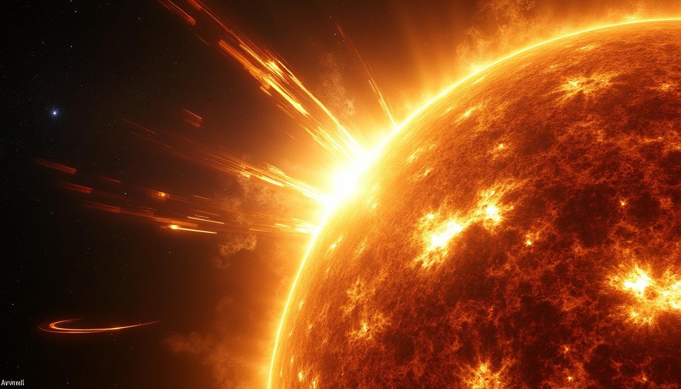 Ejection de masse coronale Comprenez les impacts sur notre planete 1 découvrez les éjections de masse coronale, un phénomÚne solaire fascinant, et apprenez comment elles influencent notre planÚte. explorez leurs effets sur le climat, les technologies modernes et notre quotidien.