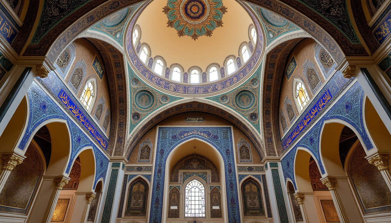 Larchitecture islamique une harmonie entre art spiritualite et environnement 1 dĂ©couvrez l'architecture islamique, un crĂ©neau oĂč l'art, la spiritualitĂ© et l'environnement s'entrelacent pour crĂ©er des Ćuvres majestueuses. explorez comment ces structures reflĂštent des valeurs culturelles et religieuses tout en s'intĂ©grant harmonieusement Ă leur environnement.