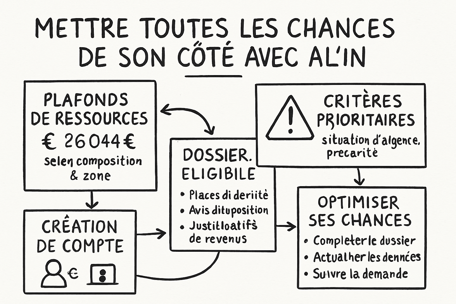 al in logement social sketchnote ehrengarth Résumé visuel de l’article