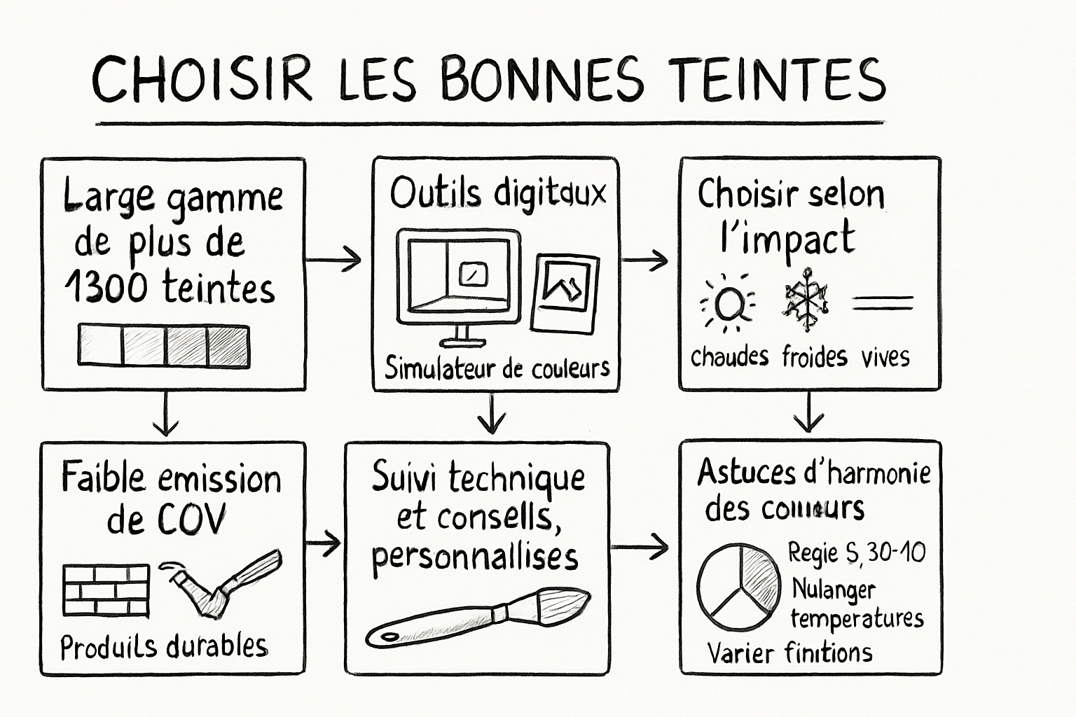 couleurs projets zolpan sketchnote ehrengarth Résumé visuel de l’article