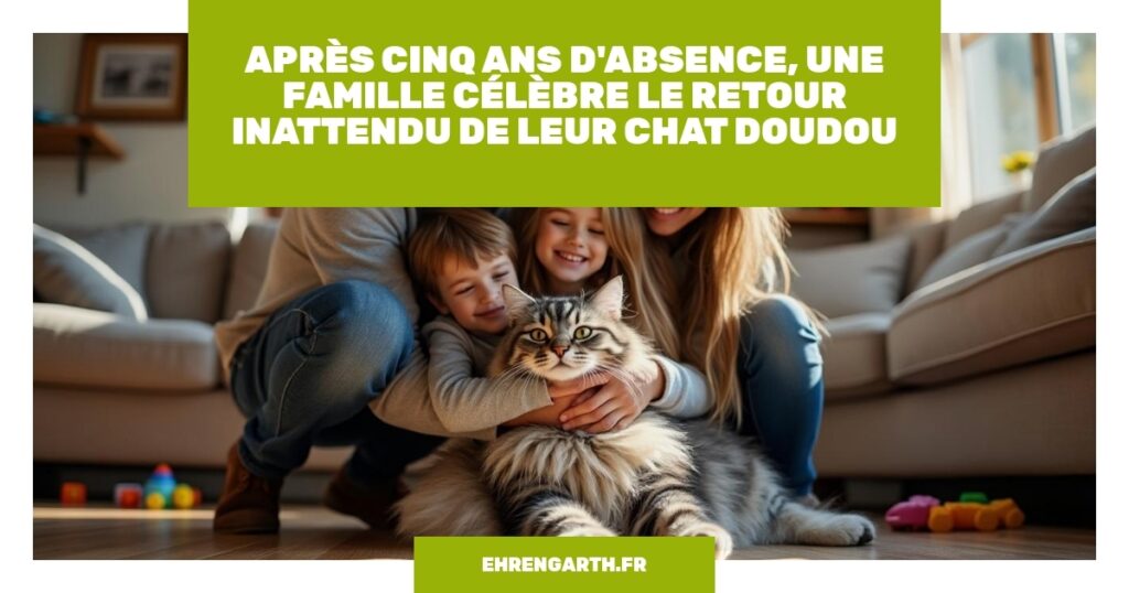 apres cinq ans dabsence une famille celebre le retour inattendu de leur chat doudou ehrengarth