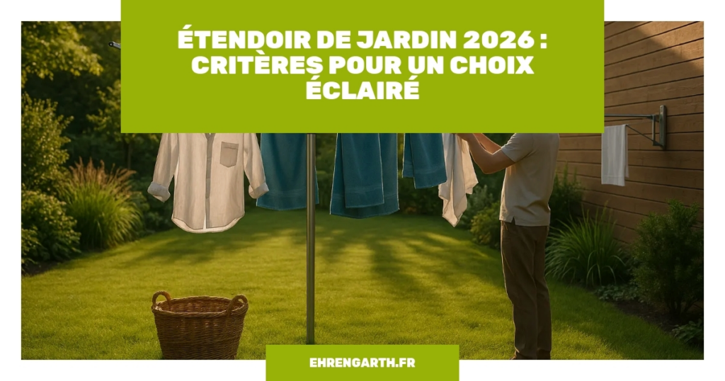 etendoir de jardin 2026 criteres pour un choix eclaire