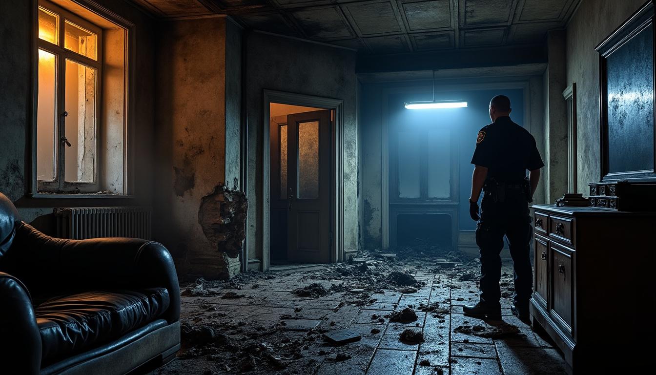 en alsace, une femme a été retrouvée morte et carbonisée. la police recherche activement son fils de 22 ans dans le cadre de cette enquête.