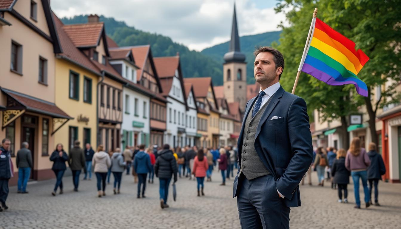 le maire alsacien, victime d'insultes homophobes, reçoit un large soutien après la diffusion virale d'une vidéo sur les réseaux sociaux, mettant en lumière la solidarité face à la haine.