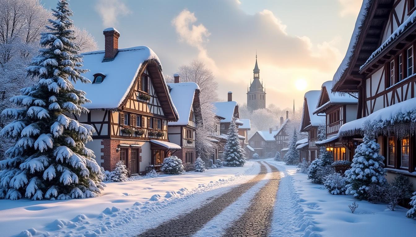 après un épisode de froid exceptionnel, la neige revient enfin en alsace, offrant des paysages hivernaux magnifiques et des conditions idéales pour les activités de saison.