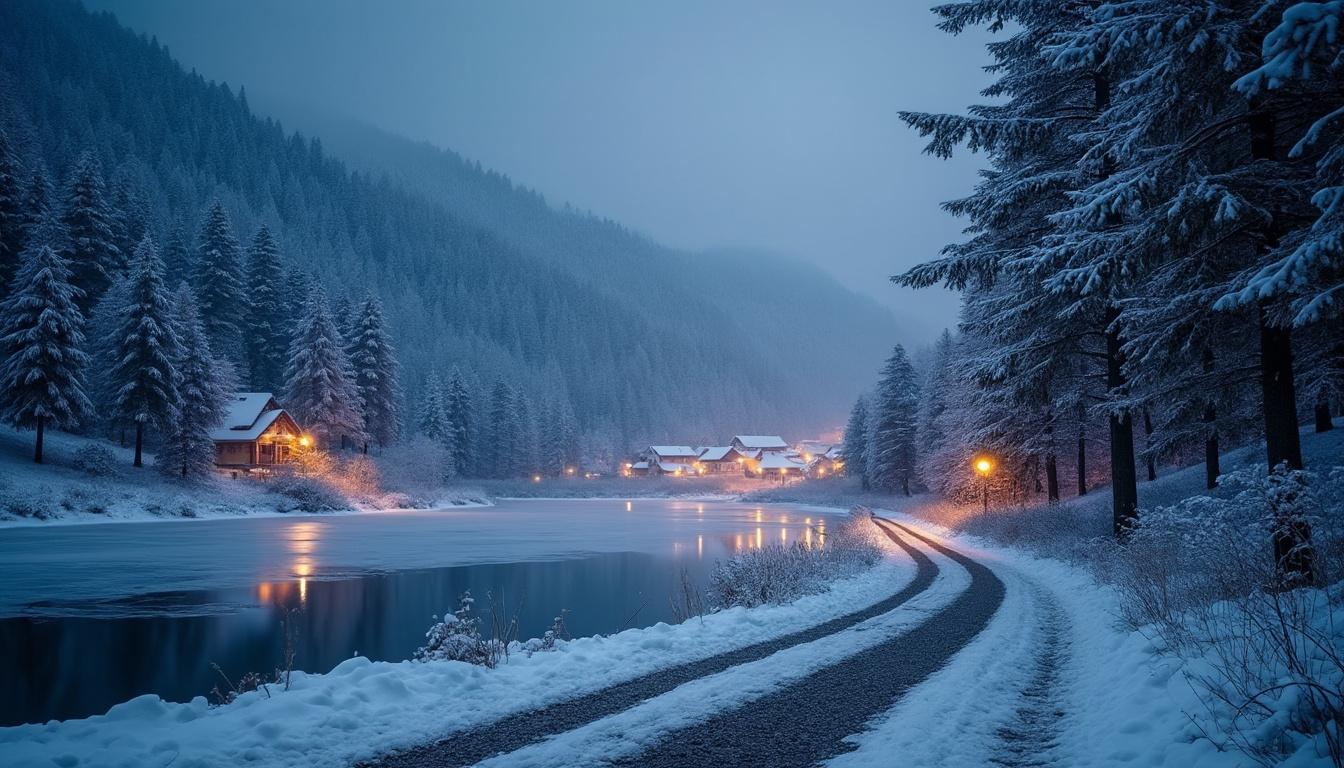 prévisions météo pour le centre-alsace : ciel couvert toute la journée avec des risques de chutes de neige nocturnes. restez informé des conditions météo pour bien préparer vos soirées.