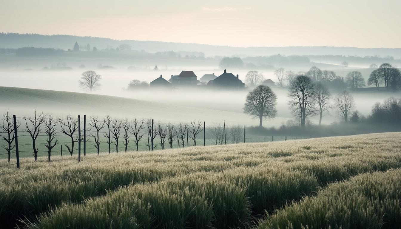 découvrez les conditions météo du centre-alsace : grisaille dominante, fraîcheur continue et brouillard matinal pour bien préparer votre journée.