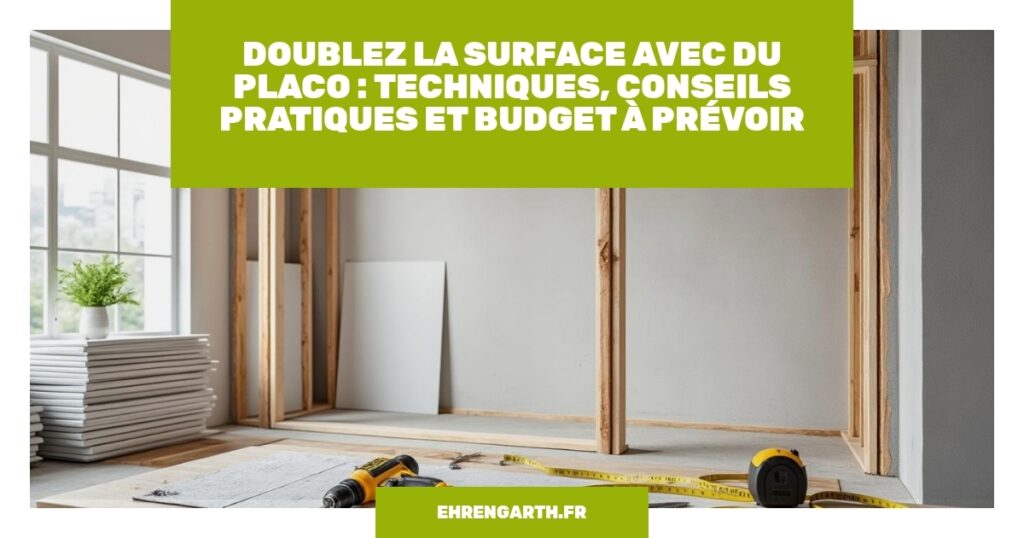doublez la surface avec du placo techniques conseils pratiques et budget a prevoir ehrengarth doublez la surface avec du placo techniques conseils pratiques et budget a prevoir ehrengarth