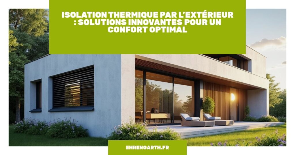 isolation thermique par lexterieur solutions innovantes pour un confort optimal ehrengarth