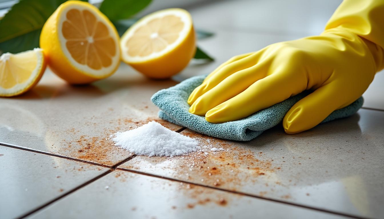 les meilleures methodes pour eliminer rapidement une tache de rouille sur du carrelage 1 découvrez les meilleures méthodes efficaces pour éliminer rapidement une tache de rouille sur du carrelage et retrouver la beauté de vos surfaces.