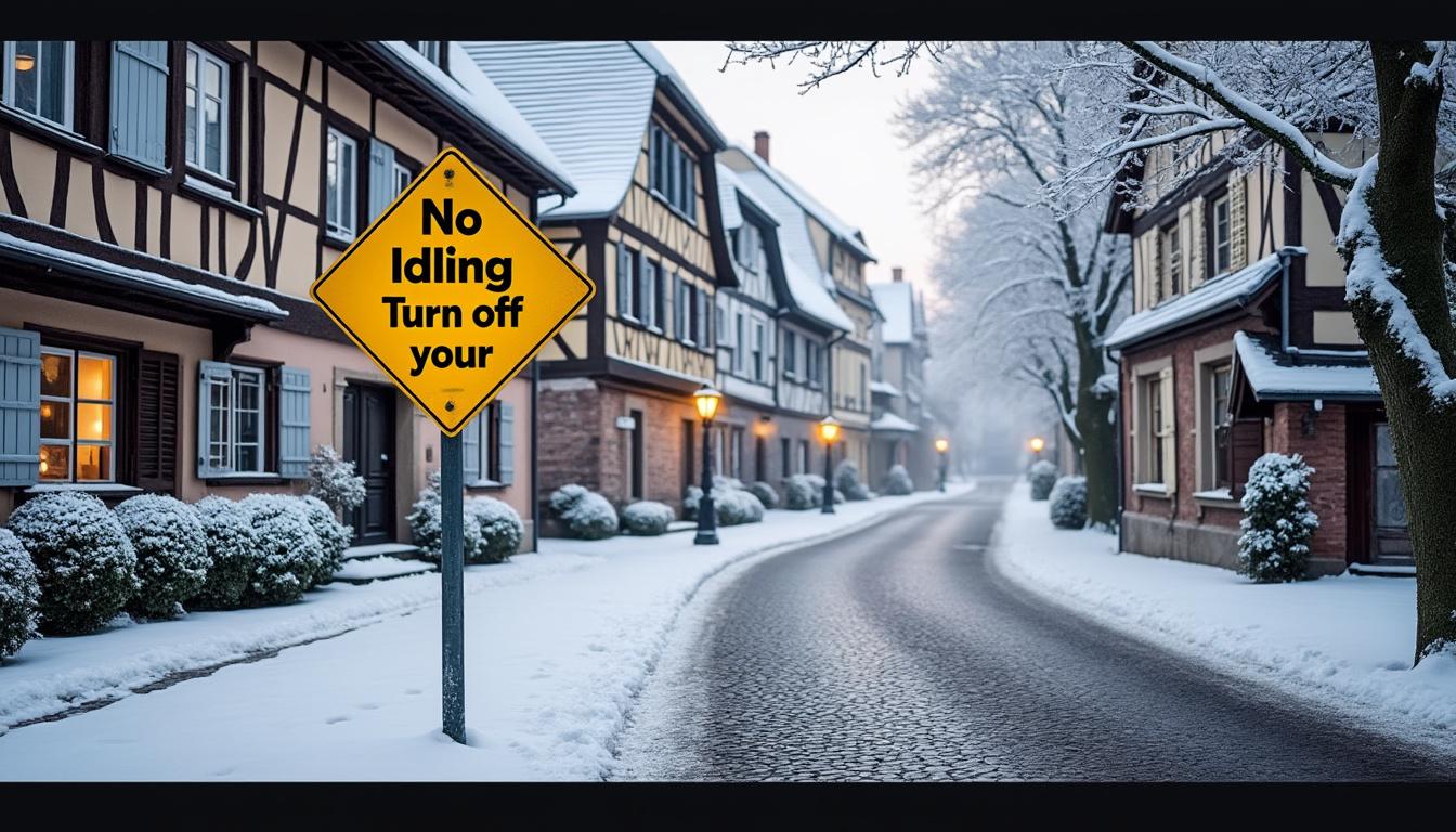 en alsace une commune instaure une amende de 135 euros pour les vehicules au moteur laisse en marche a larret 1 une commune en alsace instaure une amende de 135 euros pour les véhicules laissés au moteur allumé à l'arrêt, visant à réduire la pollution et le bruit.