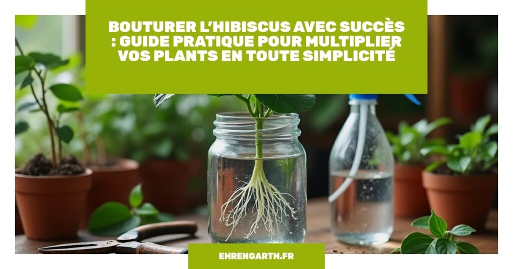 bouturer lhibiscus avec succes guide pratique pour multiplier vos plants en toute simplicite ehrengarth