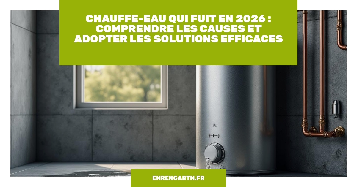 💧 Chauffeeau Qui Fuit En 2026 Causes Et Solutions Efficaces 🔧 — free download