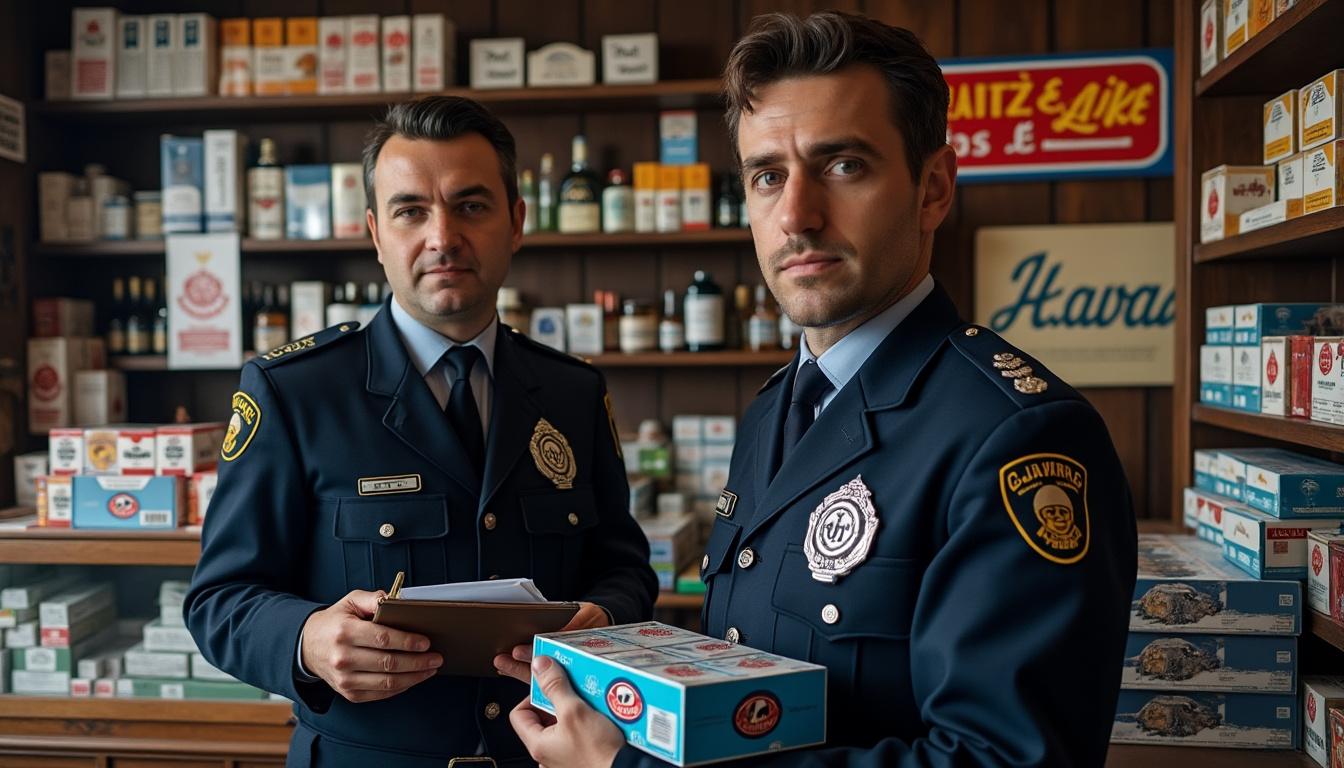 mulhouse : découverte et saisie de 55 kg de cigarettes de contrebande dans une épicerie alsacienne, une opération importante des autorités locales.