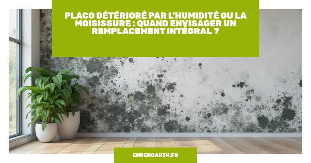 placo deteriore par lhumidite ou la moisissure quand envisager un remplacement integral ehrengarth