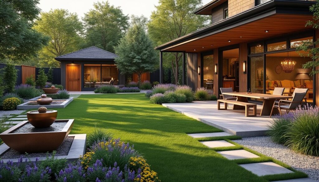 découvrez 50 idées créatives d'aménagement paysager accompagnées d'estimations budgétaires pour transformer vos espaces extérieurs avec style et selon votre budget.