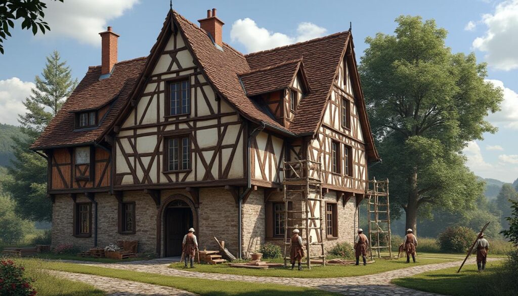 découvrez en alsace une demeure du xviie siècle soigneusement démontée puis reconstruite, une restauration exceptionnelle pour préserver un précieux patrimoine historique.