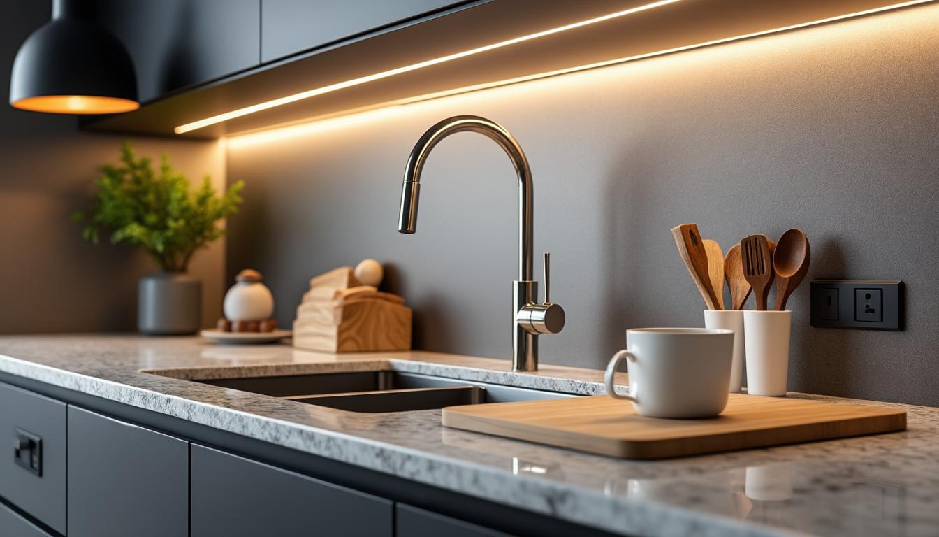 découvrez comment illuminer efficacement votre plan de travail avec notre guide complet des solutions d'éclairage et conseils d'installation pour un espace fonctionnel et esthétique.